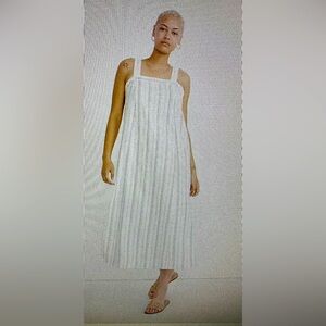 Madewell linen cotton midi princess seam dress size XXL NWT